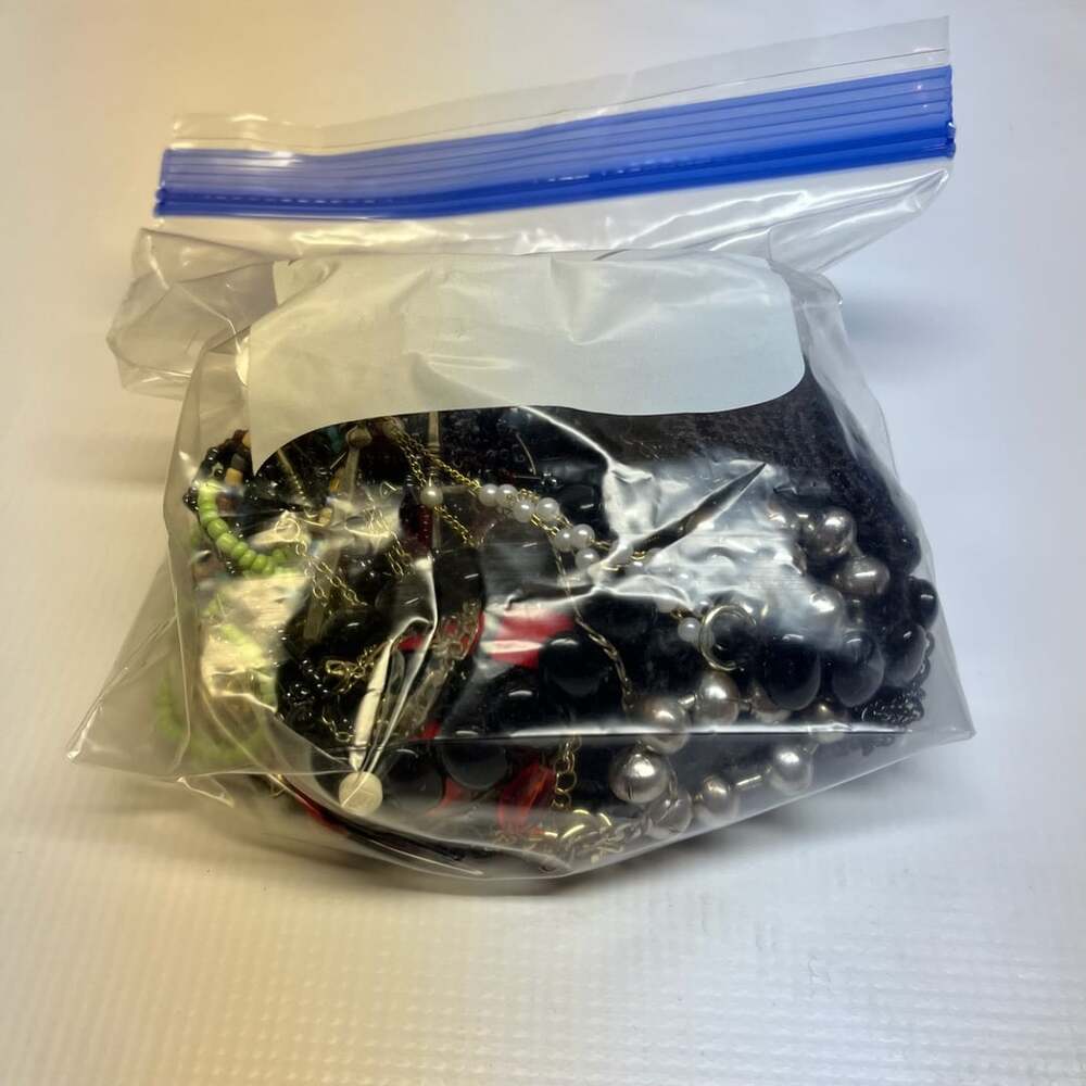 Costume Jewelry Mixed Lot Bag Necklaces Bracelets